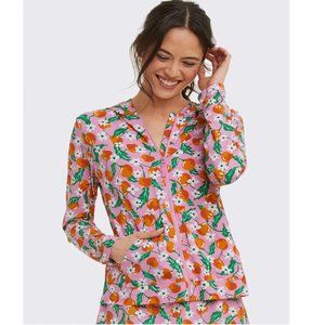 NWT Draper James Lands' End Long Sleeve Full Zip Hooded Rashguard Sz S $80 Y137